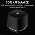 thumbnail image 5 of BLNVKOP USB Computer Speakers, Laptop External Speaker With Stereo Sound, RGB Lights, Volume, Portable Small Computer Soundbar For PCs, Desktop, 5 of 8