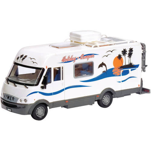 Dickie 203837021 Camping-car miniature 30 cm - dépliable avec