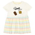 thumbnail image 3 of Inktastic I Love Nothing S'more Than Camping Girls Baby Dress, 3 of 5