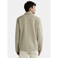 thumbnail image 3 of George Men's Fleece Knit Shirt Jacket with Long Sleeves, Sizes S-3XL, 3 of 5
