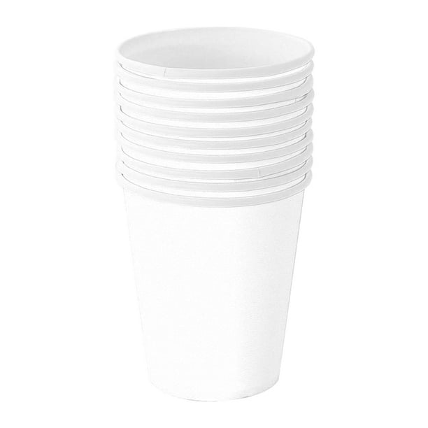 Vasos de papel Wosthever 50 piezas de fiesta de colores vibrantes inodoros a prueba de arañazos