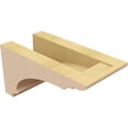 thumbnail image 5 of 4"W x 8"D x 4"H Wide Hughes Rough Cedar Woodgrain TimberThane Corbel, Primed Tan, 5 of 6