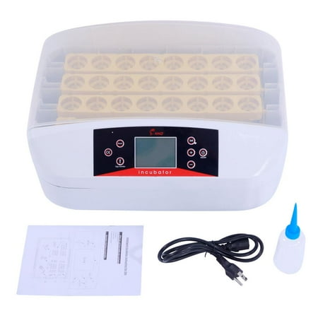 Chicken Egg Scale Ktaxon 32 Digital Egg Incubator Hatcher Temperature Control Automatic Turning w/ Built-in LED Candler Chicken ()
