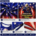 thumbnail image 6 of Omeoer Patriotic Eagle T-Shirt Funny America Not Feeling Generous Today Graphic Tee USA Flag Short Sleeve Shirt for Men Women, 6 of 7