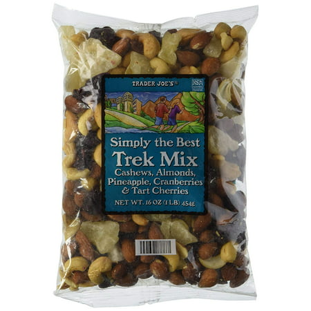 Simply the Best Trek Mix with Cashews, Almonds, Pineapple, Cranberries, and Tart Cherries, 1 lb oz Trader