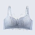 thumbnail image 1 of LOVZFMLL Bras for Women Woman's Solid Color Printing Large Size Ventilate Bra Without Steel Rim Gray S, 1 of 3