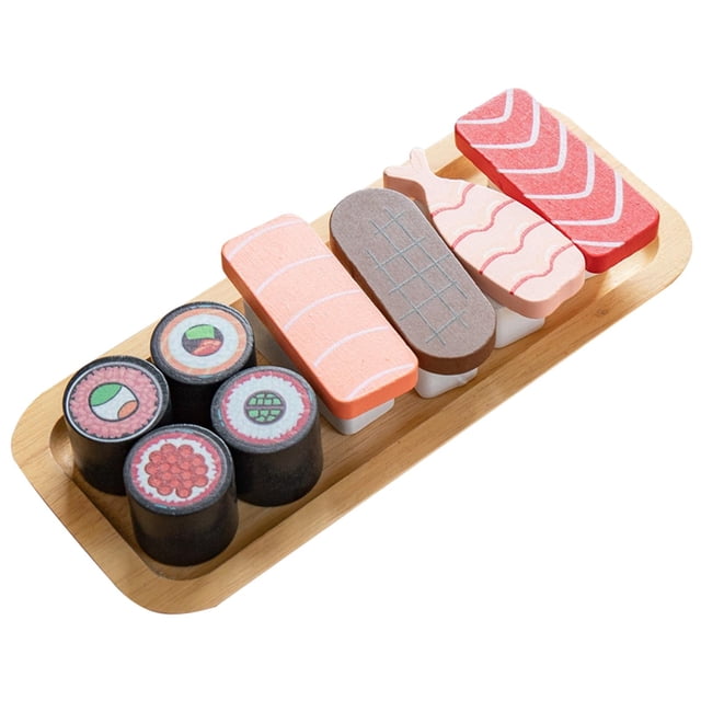 Juego de cocina de juguete compuesto por: Juego de sushi con percepción de colores, juego de corte de sushi clásico para niños a partir de 3 años - id