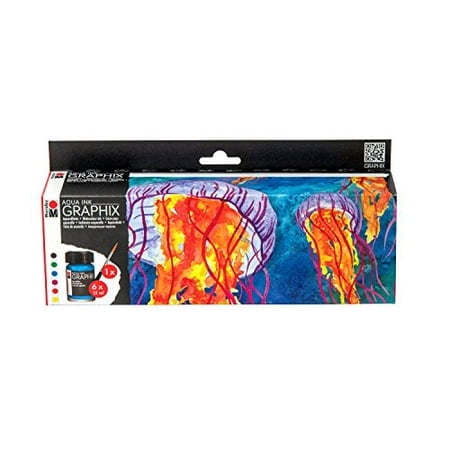 Marabu 1213000000100Watercolour Pen, Multi-Colour