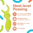 thumbnail image 2 of Plackers Kids Dual Gripz Floss Picks, Wild Berry, 75 Count, 4 Pack, 2 of 9