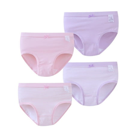 

SUANMAY Fashion Panties Children s underwear cotton girls triangle underwear four pack P 140