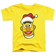 thumbnail image 2 of Sesame Street Christmas Santa Hat Bert Face Kids T Shirt (4) for Toddler Boys and Girls, Yellow, 2 of 3