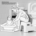 thumbnail image 3 of Toddler Step Stool, 2 Steps Durable Plastic Baby Stepping Stool  for Bathroom for Bedroom, 3 of 7