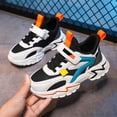 thumbnail image 4 of Toddler Boys Lightweight Running Shoes Casual Non Slip High Top Basketball Shoes Stylish Comfortable Platform Athletic Shoes Black Size 13 Little Child, 4 of 6