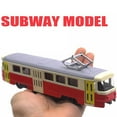 thumbnail image 3 of Classic Train Tram Diecast Music Developmental Kids Toy, 3 of 5