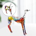 thumbnail image 1 of 2 figuritas de perro pintadas, estatua de dóberman, adorno para estante de armario de TV de Macarena Doberman estatua, 1 of 7