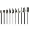 thumbnail image 3 of Carving Bit Burrs Double Cut 1/8" Shank 3mm Shank HRC70 3x6mm Tungsten, 3 of 8