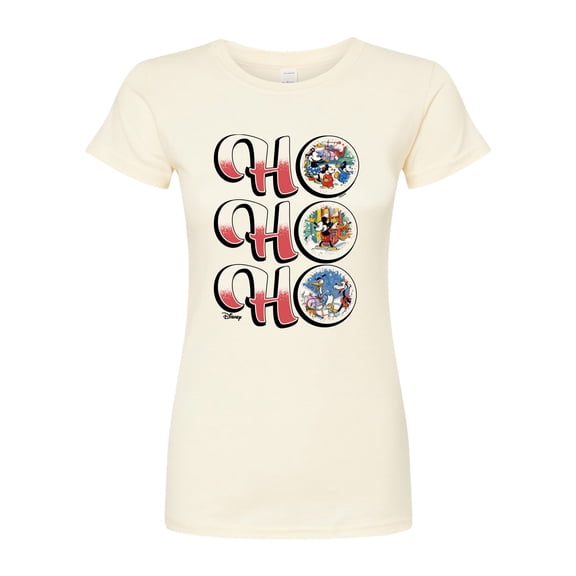 Disney - Ho Ho Ho - Juniors Fitted Graphic T-Shirt