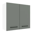 thumbnail image 1 of Alacena Gabinete Superior Cocina Madesa Agata 70cm Blanco/Gris, 1 of 5