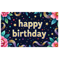 thumbnail image 3 of Happy Birthday Backdrop Banner for Party Supplies Butterfly Theme Background with Balloons and Stars Decorations Photography Prop Birthday Celebration, 3 of 4