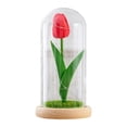 thumbnail image 2 of Valentine's Day Gifts for Her Women - Light Up Tulips Gift with Led String Light in Glass Dome, Women Gift for Her Mom Grandma Girlfriend Wife Valentines Anniversary Birthday Wedding, 2 of 4
