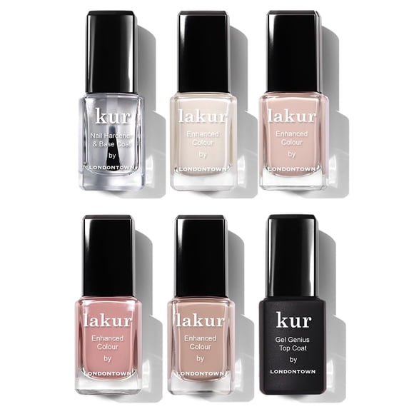 Kit de esmaltes de uñas LONDONTOWN The Sophisticate con 3 colores