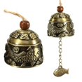 thumbnail image 2 of Vintage Engraved Wind Chimes Courtyard Garden Fish pattern, 2 of 5