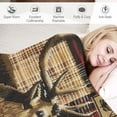thumbnail image 3 of Orinice Bear Deer Moose Warm Lightweight Blanket Soft Fleece Blankets Throw Blanket for Living Rooms Sofa Decor Cow Gifts All Seasons Long-Lasting Blanket 40x50in, 3 of 6