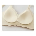 thumbnail image 6 of Hontri Wireless Comfort Bras for Women No Wire Bralette for Everyday Wear - Scalloped Edge Soft Support Bra - Seamless Wireless Lingerie (M-XXL) (Beige | L), 6 of 6