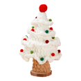 thumbnail image 1 of Feltree Hand Knitted Simulated Christmas Tree Wooden Potted Knitted Decorations with Colorful Balls and Red Balls for Car and Home Office Classroom Two Colors, 1 of 8