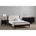 thumbnail image 2 of Uptown Club Marlon Queen Wood/Fabric Bed with Trimmed Headboard - Beige/Espresso, 2 of 4