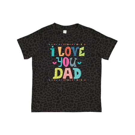 

Inktastic Fathers Day I Love You Dad Gift Toddler Boy or Toddler Girl T-Shirt