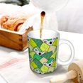 thumbnail image 3 of Yiaed Cartoon Koala Bear and Leaf Print Ceramics Coffee,Large Handle Design,Extra Large Tea and Coffee Cup for Office and Home Mugs, 3 of 6