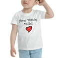 thumbnail image 3 of Happy Birthday Daddy!! Love Dad Toddler Youth T Shirts for Boys Girls (White, 2T), 3 of 5