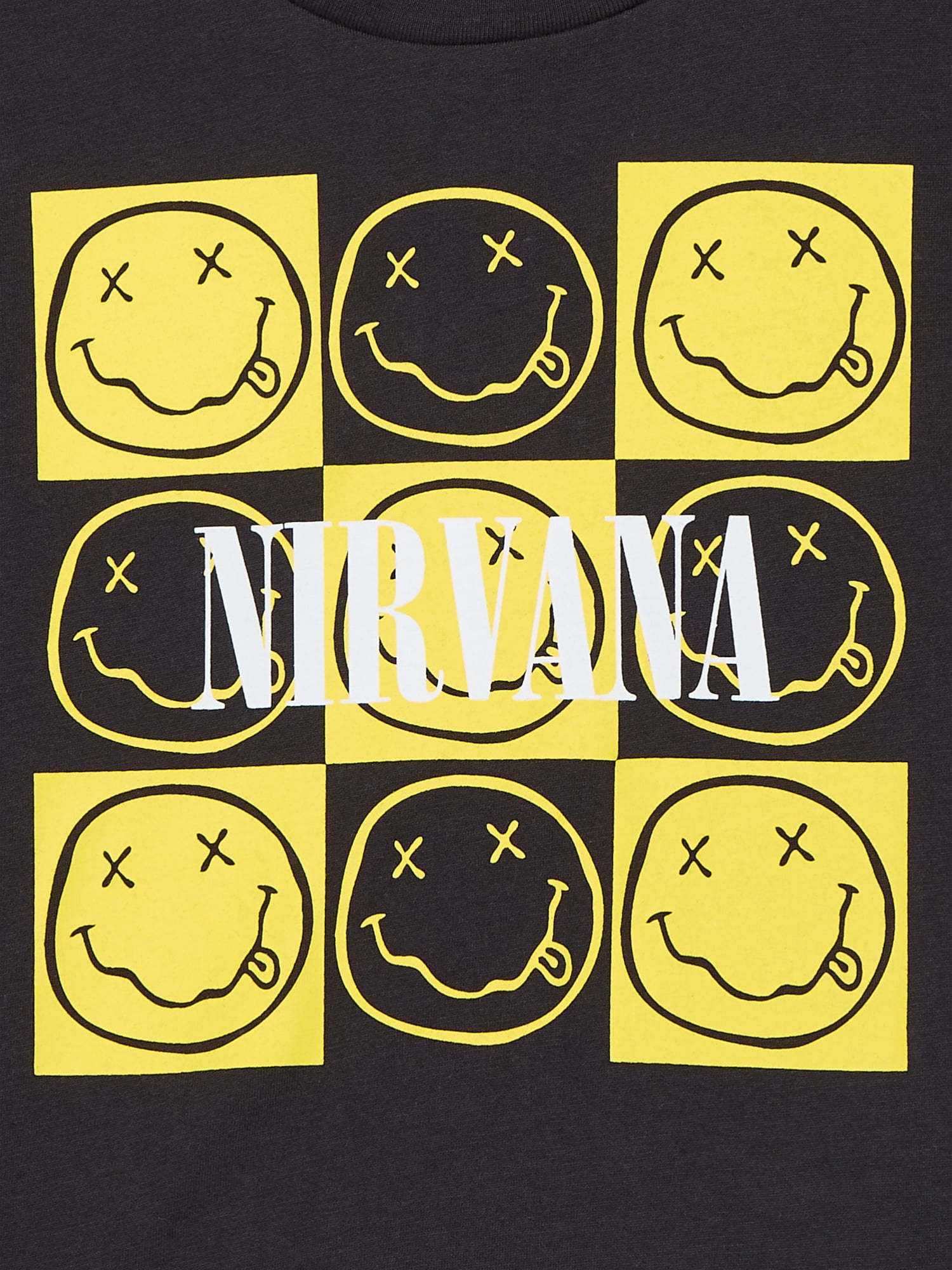 Nirvana Toddler Graphic Tee with Short Sleeves, Sizes 12M-5T