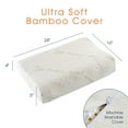 thumbnail image 4 of Cheer Collection Contoured Latex Memory Foam Pillow, 4 of 7