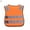 Orange+red, variant on SPRING PARK High Visibility Kids Safety Vest, Children Waistcoat Vest Grey Reflective Strips Traffic Clothes