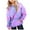 A01-Dark Purple, variant on Taybagh Girls Hoodies Size 14-16 Baby Clothes for Girls Soft Plush Hooded Gradient Long Sleeves Toddler Clothes