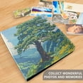 thumbnail image 4 of FORMRS 3 Ring Photo Album 4"x6" Self Adhesive Large Capacity PU Leather Cover, Blue Mountain, 4 of 8