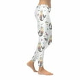 thumbnail image 3 of SUNENAT Cute Mermaid Cat Starfish Stretchy Capri Leggings Skinny Yoga Pants XL, 3 of 4