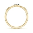 thumbnail image 2 of ANGARA Natural Nature Inspired Pave-Set Sapphire Leaf and Vine Ring in 14K Yellow Gold for Women (Size-1.3mm) | September Birthstone, Anniversary, Jewelry Gift for Women | Natural Blue Sapphire Ring, 2 of 10