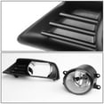 thumbnail image 3 of DNA Motoring For 07-09 Toyota Camry Clear Lens Bumper Fog Light Lamps Pair w/Bezel+Wiring+Switch, 3 of 7