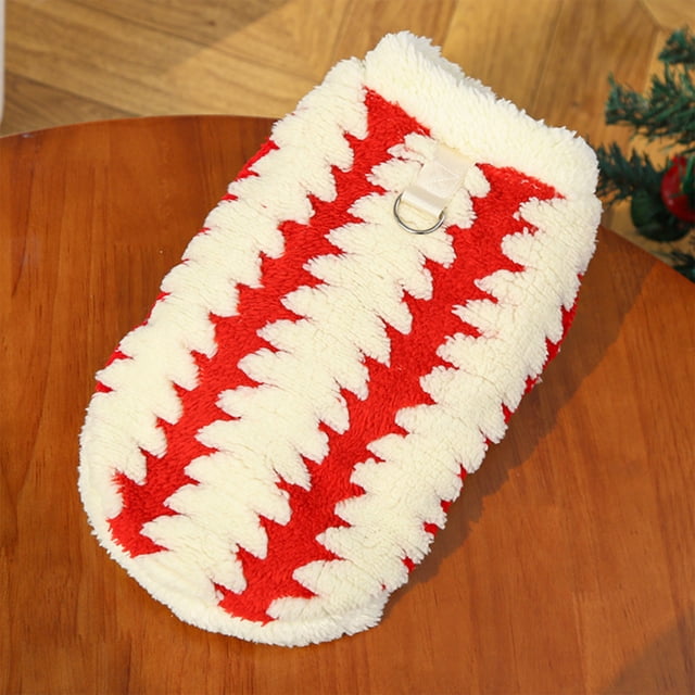 Ropa Roja Grande para Perros Golden Retriever | Ropa para Mascotas Otoño/Invierno | Adornos de Peluche para Gatos | Material: Poliéster | Peso: 120 G | Dimensiones Del Paquete: 25 X 5 X 5 Cm