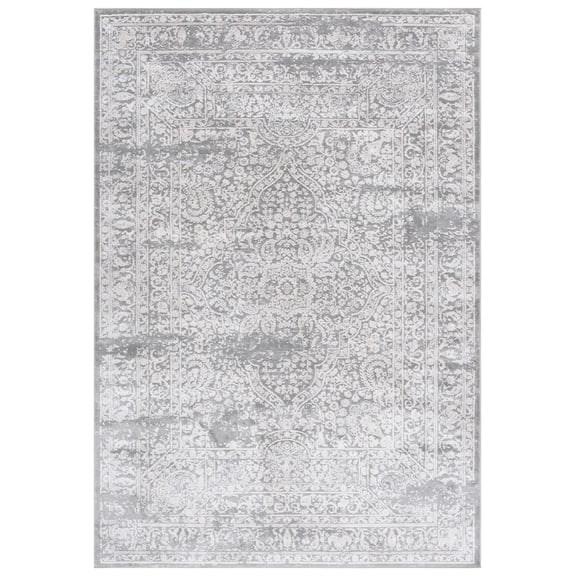 SAFAVIEH Princeton Tennyson Abstract Area Rug, Grey/Beige, 2'6" x 4'