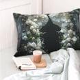 thumbnail image 4 of Vsdgher Floral Angelic White Wings Pillow Cases, Pillow Covers - suit sofa or office-14"x20", 4 of 6