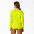 thumbnail image 2 of Dickies Women's Cooling Long Sleeve Pocket T-Shirt, Bright Yellow, M, 2 of 5