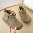 thumbnail image 4 of XIYON Boots For Boys Kids Snow Boots Winter Boys Girls Warm Casual Booties For Toddler Children For Childre T Old 3.5-4 Years, 4 of 8