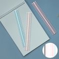 thumbnail image 7 of NIAIZEK 12Pcs Notebook Binding Spines Spiral Notebook Coils Spirals Comb Bindings for Home Office Notebook Making DIY Paper Notebook Binding(11.02X1.38X0.39in), 7 of 7