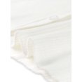thumbnail image 5 of Unique Bargains Pull-Over Décontracté à Manches Longues Côtelé pour Femmes Blanc TG, 5 of 5