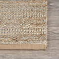 thumbnail image 4 of LR Home Natalie Belle Tan/Blue Braided Farmhouse Jute Blend Area Rug, 5' x 7'9", 4 of 6