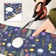 thumbnail image 6 of Yayeee Faucet Mat for Kitchen Sink 14.7" Diatomite Long Splash Guard Pad, Vibrant Ocean Pattern, 6 of 7